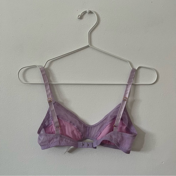 Araks Purple Silk Bralette - Picture 3 of 5